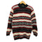 アルフレッドダナー ALFRED DUNNER USA製 ノルディック柄 モックネック アクリル ニット メンズ import:L