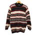 アルフレッドダナー ALFRED DUNNER USA製 ノルディック柄 モックネック アクリル ニット メンズ import:L