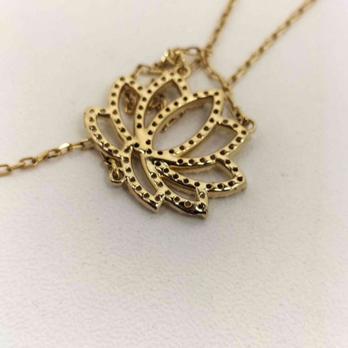 スワロフスキー SWAROVSKI Symbolic Lotus チャーム ネックレス レディース