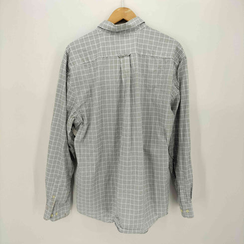 ノーティカ NAUTICA ロゴ刺繍 チェック L/S ボタンダウンシャツ メンズ import:XL