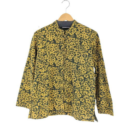 TATA BAZAAR 花柄 L/S チャイナシャツ レディース