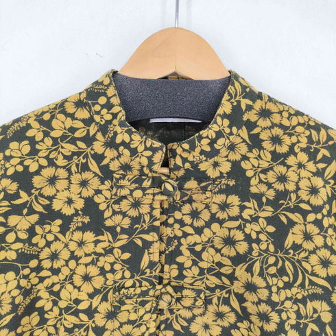 TATA BAZAAR 花柄 L/S チャイナシャツ レディース
