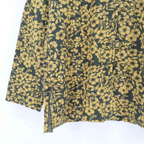 TATA BAZAAR 花柄 L/S チャイナシャツ レディース