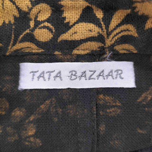 TATA BAZAAR 花柄 L/S チャイナシャツ レディース