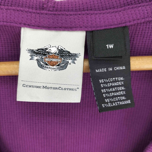 ハーレーダビッドソン HARLEY-DAVIDSON HARLEY DAVIDSON 1903 スカル 両面プリント スタッズ ノースリーブ プルオーバー パーカー レディース 1W