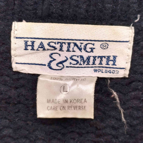 HASTING&SMITH 90S アニマル ニット セーター メンズ import:L