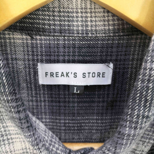 フリークスストア FREAKS STORE Relax Fit リラックスフィット オンブレチェック ネルシャツ メンズ JPN:L