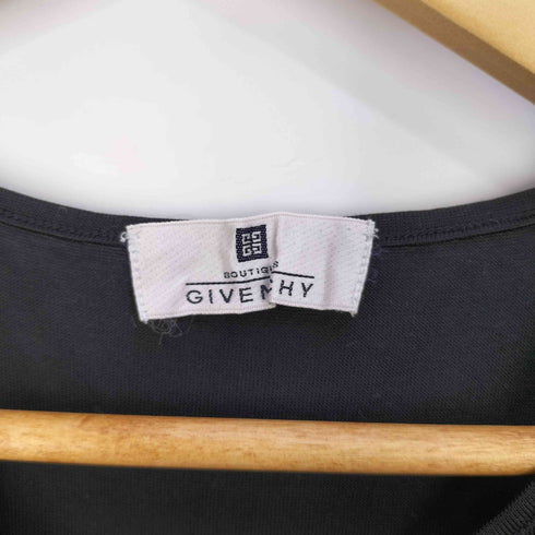 ジバンシィ GIVENCHY BOUTIQUES レーススリーブ ストレッチ Tシャツ レディース import:M
