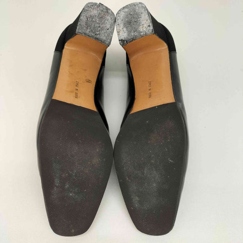 サルヴァトーレフェラガモ Salvatore Ferragamo イタリア製 素材切替 ヒール スクエアトゥ パンプス レディース 5 1/2
