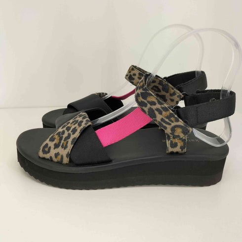 ケイトスペードニューヨーク kate spade NEW YORK レオパード柄 素材切替 スポーツ サンダル レディース 7B