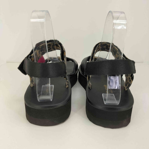 ケイトスペードニューヨーク kate spade NEW YORK レオパード柄 素材切替 スポーツ サンダル レディース 7B