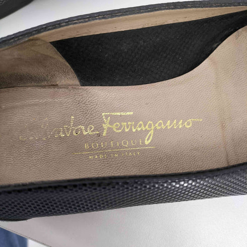 サルヴァトーレフェラガモ Salvatore Ferragamo イタリア製 トゥ 切替 パンプス レディース 6 1/2