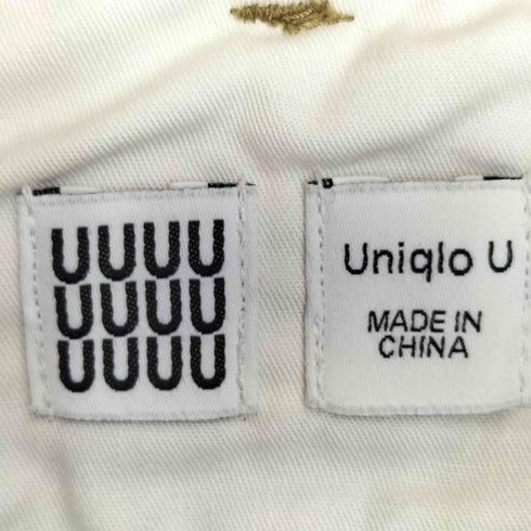 ユニクロユー UNIQLO U ワイドフィットテーパードアンクルチノ メンズ ウエスト 79cm