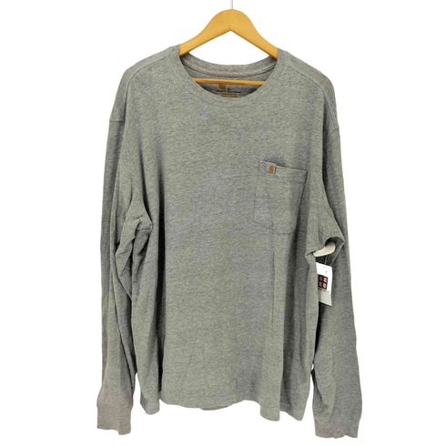 カーハート Carhartt バックプリント フロントポケット L/S TEE メンズ import:XL