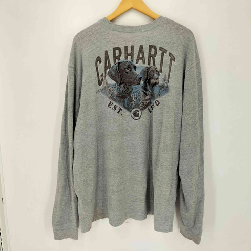 カーハート Carhartt バックプリント フロントポケット L/S TEE メンズ import:XL