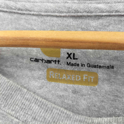 カーハート Carhartt バックプリント フロントポケット L/S TEE メンズ import:XL