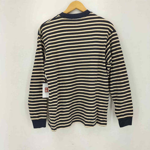 ゲスジーンズ GUESS JEANS フロント刺繍 ボーダー L/S TEE メンズ import:S