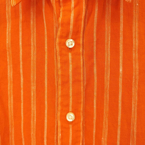 ポロジーンズ RL POLO JEANS CO. リネン ストライプシャツ メンズ import:L