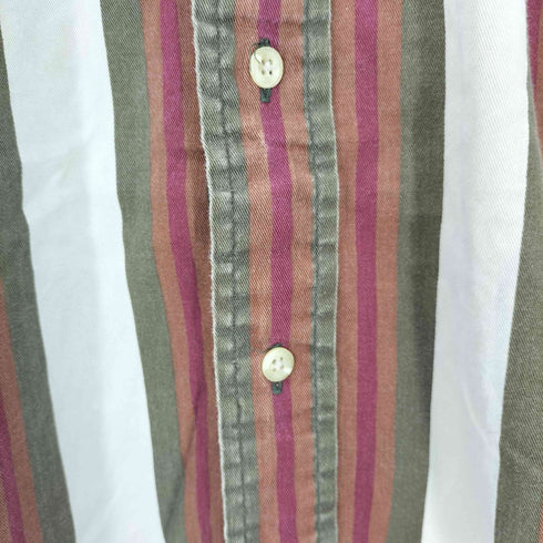 トミーヒルフィガー TOMMY HILFIGER 90s-00s ストライプ柄 ボタンダウンシャツ メンズ JPN:M