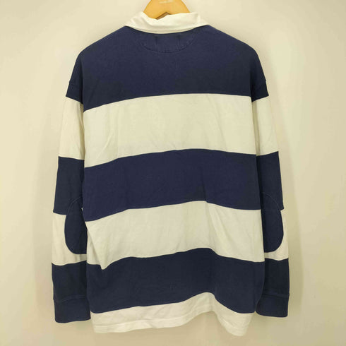 ポロバイラルフローレン Polo by RALPH LAUREN ポニー 刺繍 ボーダー L/S ラガーシャツ メンズ import:L