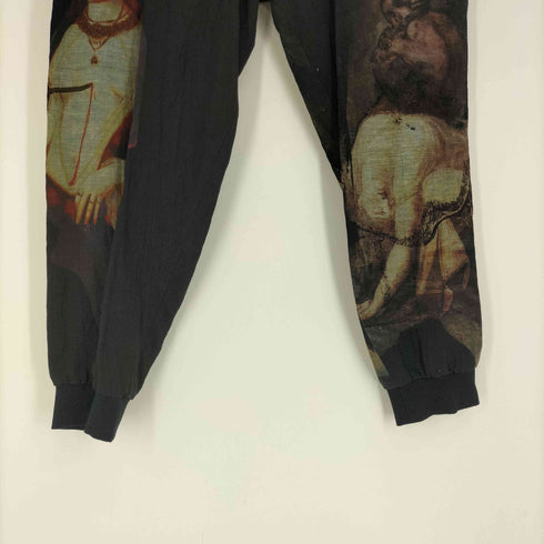 ヨウジヤマモトプールオム Yohji Yamamoto POUR HOMME 24SS A-NIGHTMARE RIBBED HEM PANTS ナイトメア リブ ヘム パンツ メンズ JPN:2
