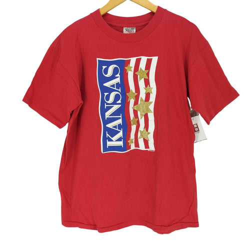 オニータ ONEITA 袖裾シングル KANSAS プリントTシャツ メンズ XL