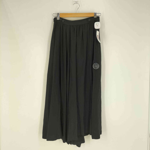 ヨウジヤマモト Yohji Yamamoto collections Button Detailed Pleated Skirt ボタン ディテール プリーツ スカート レディース JPN:1