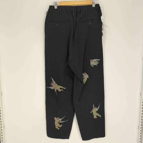 ヨウジヤマモトプールオム Yohji Yamamoto POUR HOMME 24SS ANGEL PRINT PANTS エンジェル プリント パンツ LOOK 20~21 メンズ JPN:2