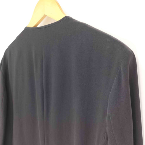 ヨウジヤマモトプールオム Yohji Yamamoto POUR HOMME 24SS COLLARLESS TUXEDO JACKET カラーレス タキシード ジャケット メンズ JPN:2