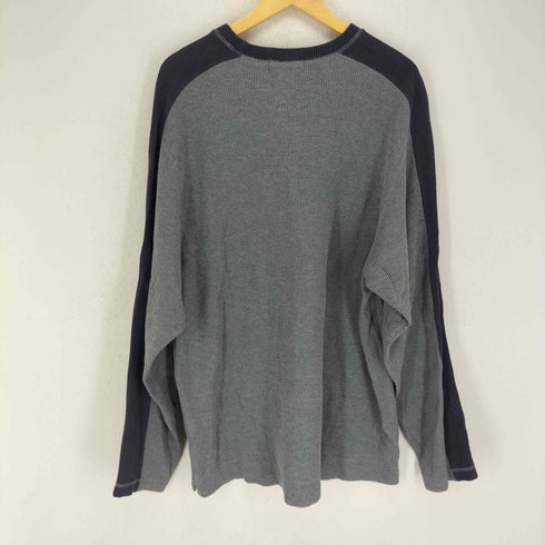エディーバウアー Eddie Bauer 90s バイカラーL/Sリブニット メンズ JPN:XL