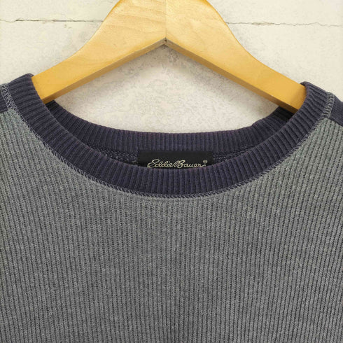 エディーバウアー Eddie Bauer 90s バイカラーL/Sリブニット メンズ JPN:XL