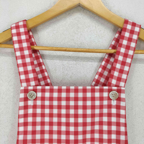 コムデギャルソンガール COMME DES GARCONS GIRL AD2022 23SS ギンガムチェックサロペット レディース S