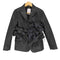 コムデギャルソン COMME des GARCONS AD2024 24AW リボンデザインフェイクレザーテーラードジャケット レディース XS
