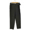 ヨウジヤマモト Yohji Yamamoto HIGH TWISTED GABARDINE LOW-RISE BELTED PANTS ハイ ツイスト ギャバジン ローライズ ベルト パンツ レディース JPN:2