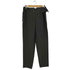 ヨウジヤマモト Yohji Yamamoto HIGH TWISTED GABARDINE LOW-RISE BELTED PANTS ハイ ツイスト ギャバジン ローライズ ベルト パンツ レディース JPN:2