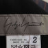 ヨウジヤマモト Yohji Yamamoto HIGH TWISTED GABARDINE LOW-RISE BELTED PANTS ハイ ツイスト ギャバジン ローライズ ベルト パンツ レディース JPN:2