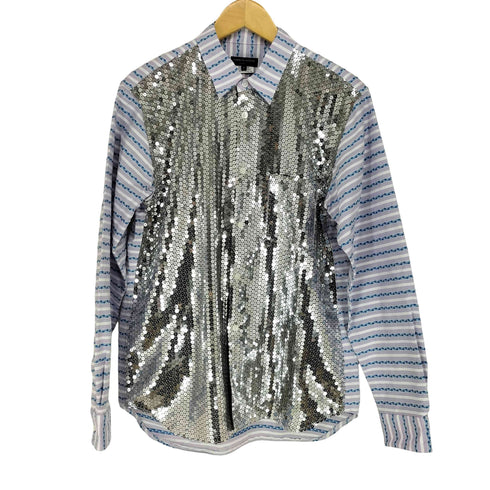 コムデギャルソンオムプリュス COMME des GARCONS HOMME PLUS AD2024 24AW JACQUARD SHIRT WITH SEQU メンズ M