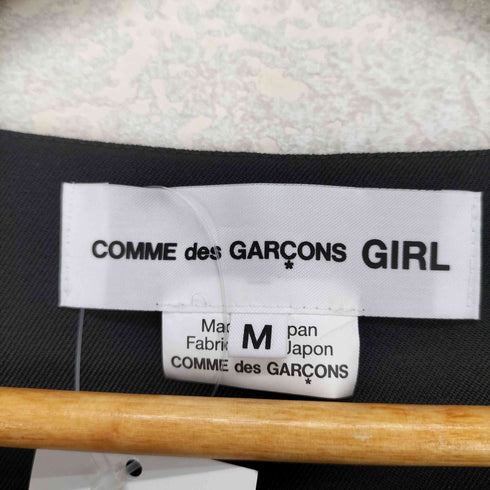 コムデギャルソンガール COMME DES GARCONS GIRL AD2023 24SS フロント金ボタンプリーツワンピース レディース M