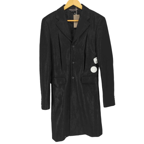 コムデギャルソンオムプリュス COMME des GARCONS HOMME PLUS AD2024 24AW ラメ糸混フロントホールチェスターコート メンズ L
