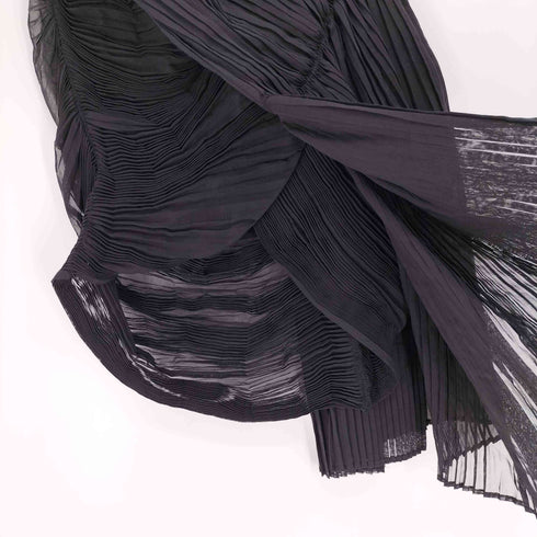 ヨウジヤマモト Yohji Yamamoto 22AW ASYMMETRY PLEATS SKIRT アシンメトリー プリーツ スカート LOOK26 レディース JPN:1