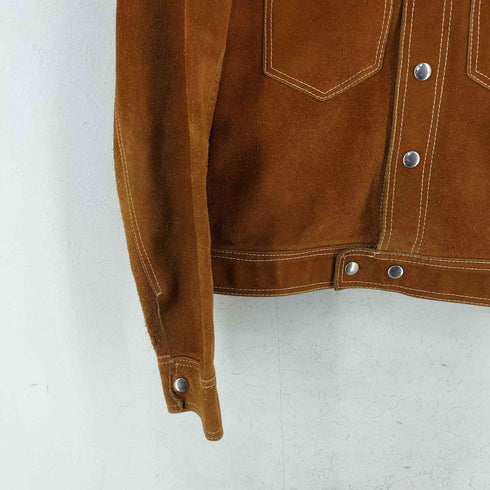 Vintage スウェード ウエスタン トラッカージャケット メンズ