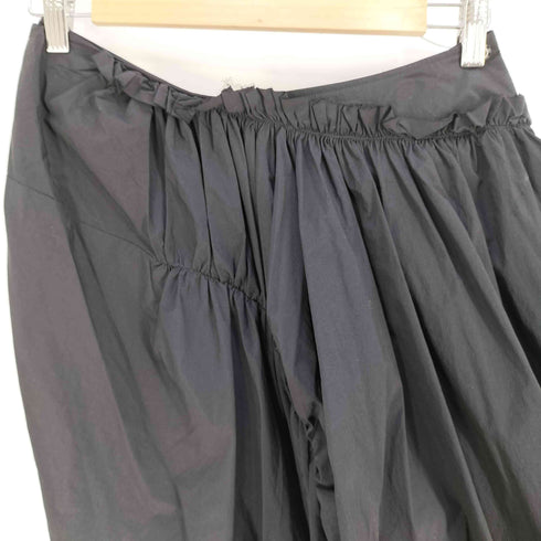 ヨウジヤマモト Yohji Yamamoto 24SS TYPEWRITER NYLON GATHER SKIRT タイプライター ナイロン ギャザー スカート レディース JPN:1