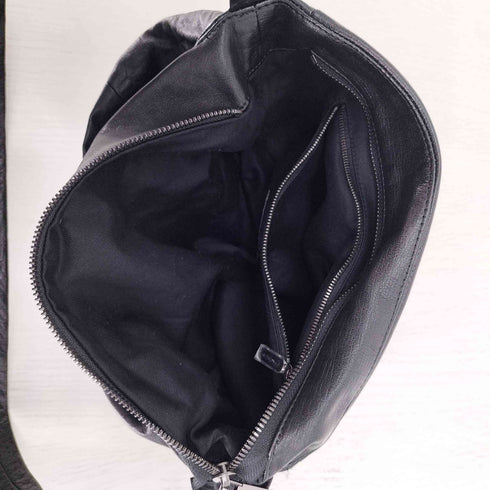 ディスコードヨウジヤマモト discord Yohji Yamamoto Puff(S) パフ カウレザー ショルダー バッグ レディース
