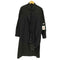 ヨウジヤマモト Yohji Yamamoto ASYMMETRY GATHER アシンメトリー ギャザー キュプラ コットン ロング シャツ ワンピース レディース JPN:1