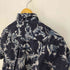 エディーバウアー Eddie Bauer ハイビスカス リーフ 総柄 リネン混 B.D S/S アロハ シャツ メンズ import:M