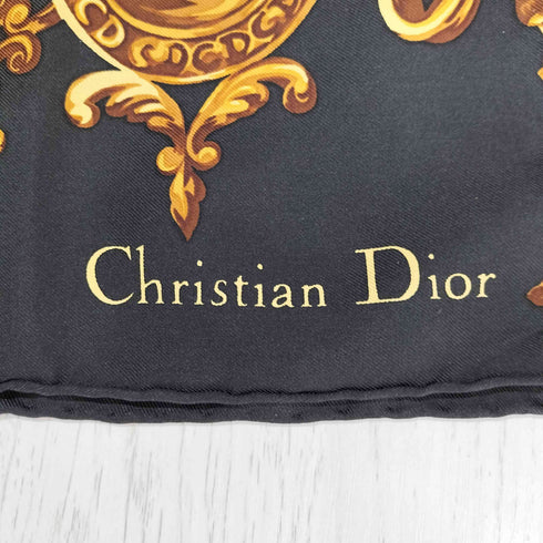 クリスチャンディオール Christian Dior シルク100% 総柄大判スカーフ レディース ONE SIZE
