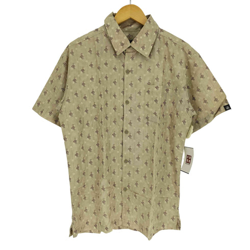 ローカルモーション local motion 韓国製 ハイビスカス ドット ストライプ S/S アロハ シャツ メンズ import:M