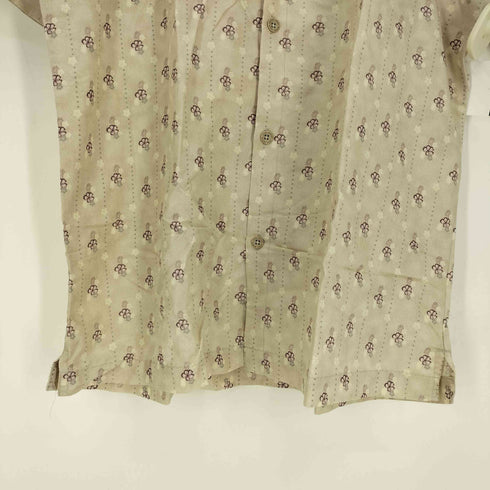 ローカルモーション local motion 韓国製 ハイビスカス ドット ストライプ S/S アロハ シャツ メンズ import:M