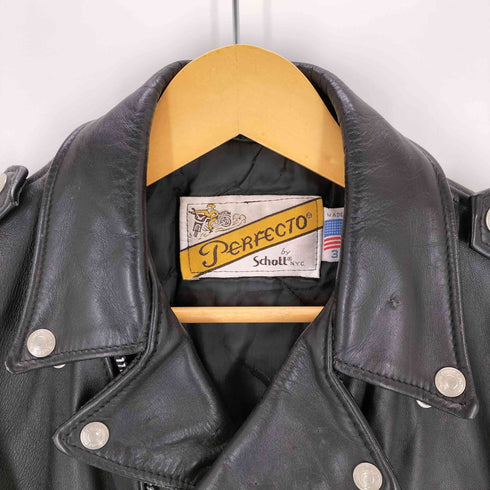ショット Schott 80s バイカータグ USA製 618 ダブルライダースジャケット メンズ US:36