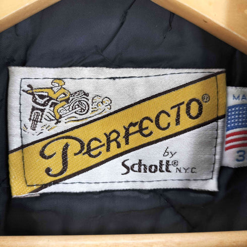 ショット Schott 80s バイカータグ USA製 618 ダブルライダースジャケット メンズ US:36
